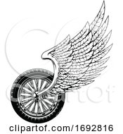 Poster, Art Print Of Winged Tire