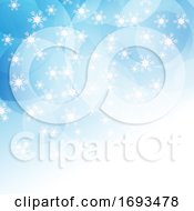 Poster, Art Print Of Christmas Snowflakes Background