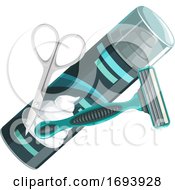 Poster, Art Print Of Shaving Products