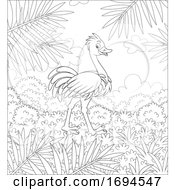 Poster, Art Print Of Happy Ostrich