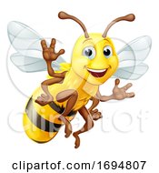 Poster, Art Print Of Honey Bumble Bee Bumblebee Cartoon Character