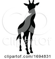 Poster, Art Print Of Giraffe Animal Silhouette