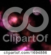 Poster, Art Print Of 3d Abstract Space Scene