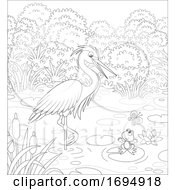 Poster, Art Print Of Heron
