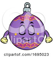 Poster, Art Print Of Christmas Ornament Bauble Character