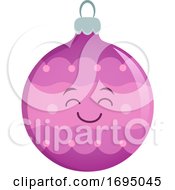 Poster, Art Print Of Christmas Ornament Bauble Character
