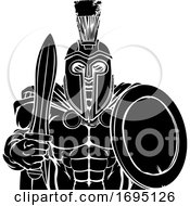 Spartan Trojan Sports Mascot