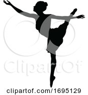 Ballet Dancer Dancing Silhouette