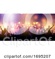 Poster, Art Print Of Party Crowd Banner Design