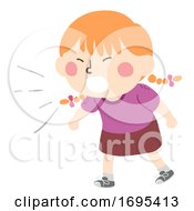 Poster, Art Print Of Kid Girl Voice Level Voice Out Of Control