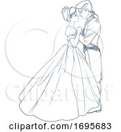 Poster, Art Print Of Black And White Cinderella Dancing With Her Prince