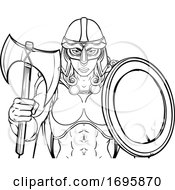 Viking Trojan Spartan Celtic Warrior Knight Woman