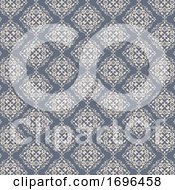 Poster, Art Print Of Decorative Damask Style Pattern Background