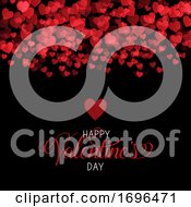 Decorative Valentines Day Background With Hearts Design