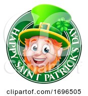 Poster, Art Print Of Leprechaun St Patricks Day Cartoon Design