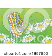 Poster, Art Print Of Spring Butterfly On Flowers