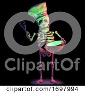 3d Spooky Skeleton Makes A Halloween Cake