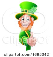 Poster, Art Print Of St Patricks Day Leprechaun Cartoon Sign