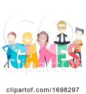 Poster, Art Print Of People Adult Games Illustration
