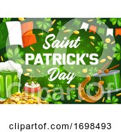 Poster, Art Print Of Patricks Day Irish Holiday Lucky Symbols