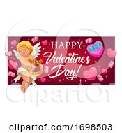 Cupid Valentines Day Banner