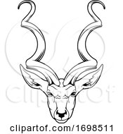 Poster, Art Print Of Tough Kudu Mascot