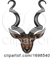 Poster, Art Print Of Tough Kudu Mascot