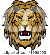 Poster, Art Print Of Tough Lion Mascot