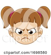 Poster, Art Print Of Girl Looking Mad