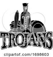 Poster, Art Print Of Spartan Trojan Sports Mascot