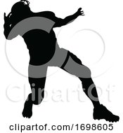 Poster, Art Print Of Silhouette American Football Player