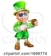 Poster, Art Print Of Leprechaun St Patricks Day Cartoon Mascot
