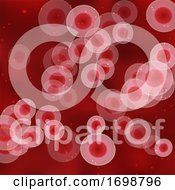 Poster, Art Print Of Medical Background With Abstract Cells Design