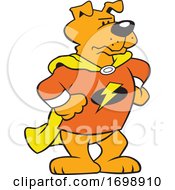Poster, Art Print Of Cartoon Super Hero Dog Mascot