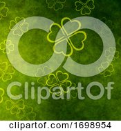 Poster, Art Print Of Grunge St Patricks Day Background With Clover