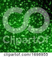 Poster, Art Print Of St Patricks Day Background With Grunge Clover Design