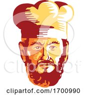 Poster, Art Print Of Chef With A Beard