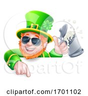 Poster, Art Print Of Leprechaun Cool St Patricks Day Cartoon Sign
