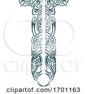 Poster, Art Print Of Celtic Knot Styled Border