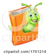 Poster, Art Print Of Book Bookworm Caterpillar Worm