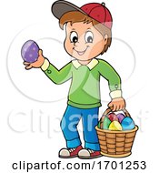 Boy Holding An Easter Egg by visekart