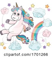 Poster, Art Print Of Unicorn And Rainbow