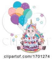 Poster, Art Print Of Birthday Unicorn