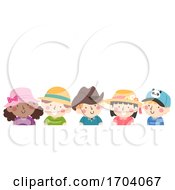 Poster, Art Print Of Kids Hat Day Illustration