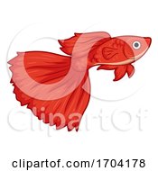 Guppy Pet Fish Illustration