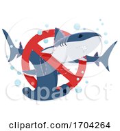 Stop Shark Finning Illustration