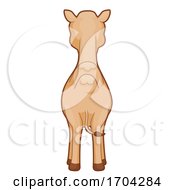 Poster, Art Print Of Camel Back View Illustration