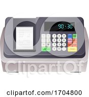 Poster, Art Print Of Commercial Terminal Point Of Sale Cash Register