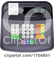 Commercial Terminal Point Of Sale Cash Register by Vector Tradition SM