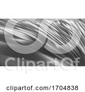 Poster, Art Print Of Silver Cloth Abstract Background